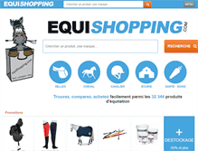 Tablet Screenshot of equishopping.com